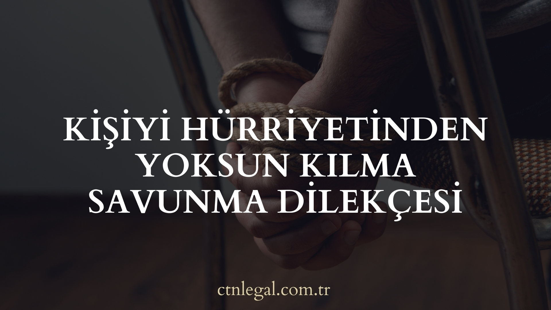Kişiyi Hürriyetinden Yoksun Kılma Savunma Dilekçesi