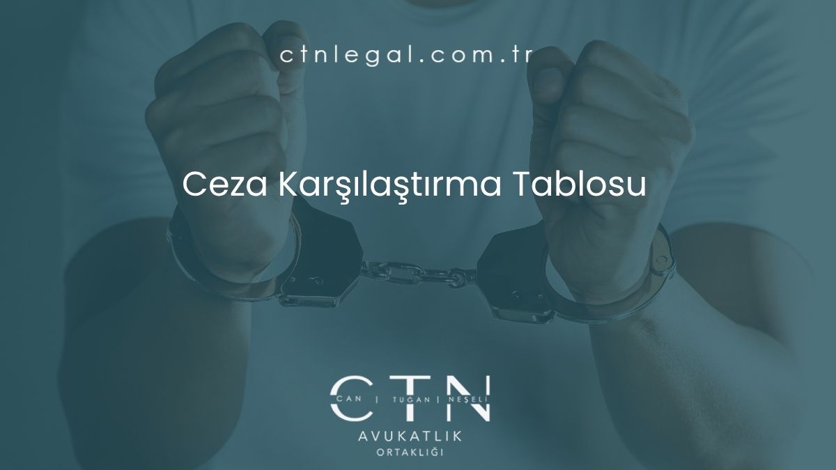 Ceza Karşılaştırma Tablosu